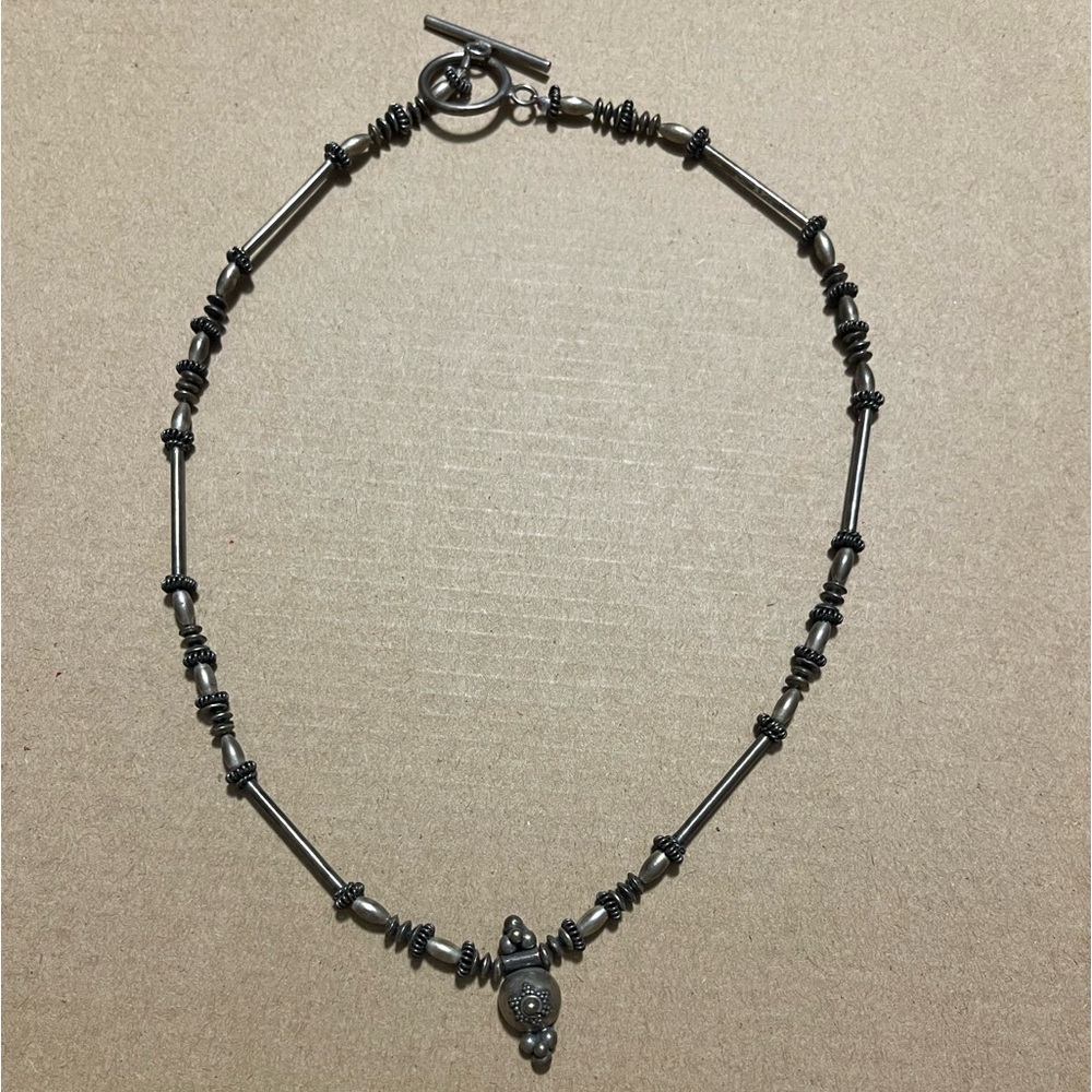 925 vintage beaded necklace